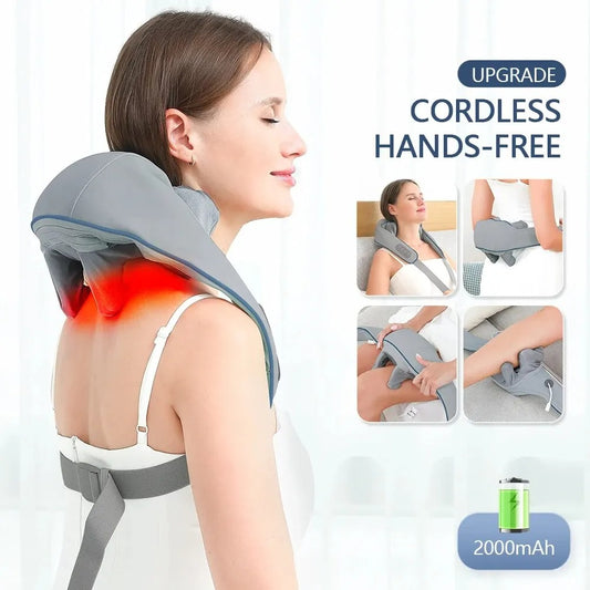 50% Sale: Relaxing Wireless Neck and Back Massager